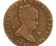 ISABELLE II d'Espagne - 8 maravedis en c