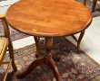 Deux fauteuils en bois fruitier décor co