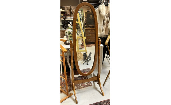 Portant à vêtements en bois teinté meris