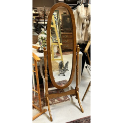 Portant à vêtements en bois teinté meris