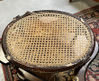 Table bureau à piètement cambré, un tiro