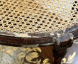 Table bureau à piètement cambré, un tiro