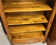 Bibliothèque ouverte en bois fruitier pa