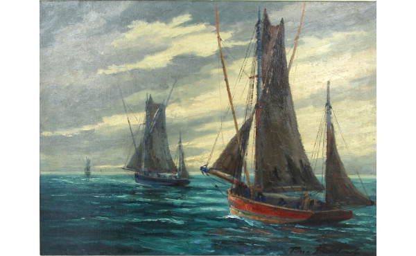 Pierre BOGDANOFF (XXème) "Baie de Concar