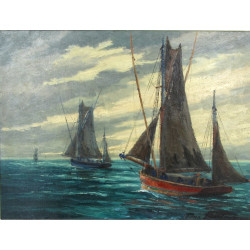 Pierre BOGDANOFF (XXème) "Baie de Concar