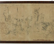 Lot de 2 dessins : "Marins et mousse" (q