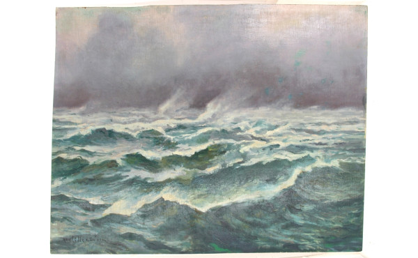 Guy LE FLORENTIN (1907-1978) "Vagues par