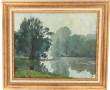 Robert YAN (1901-1975) "Paysage en bord 