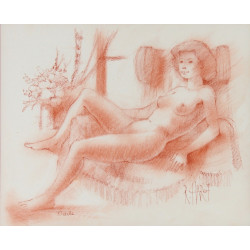 Roger HAROT (1928-2003) "Nu féminin", sa