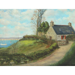 LE COSSEC (Xxe) "Maison bretonne en bord
