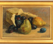M. LEBRUN (XIXè-Xxè) "Nature morte aux p