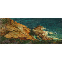 Alice MIVIEILLE (Xxème) "Côte rocheuse",