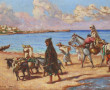 Matteo BRONDY "Scène orientaliste", huil
