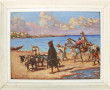 Matteo BRONDY "Scène orientaliste", huil