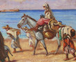 Matteo BRONDY "Scène orientaliste", huil