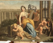 Ecole Française XIXème "Allégorie des Ar