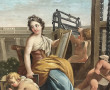 Ecole Française XIXème "Allégorie des Ar