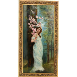 Ecole Française début Xxème "Femme aux f