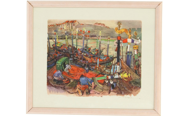 Mathurin MEHEUT (1882-1958) "Calfeutrage