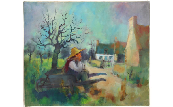 Roger HAROT (1928-2003) "A quoi penses-t