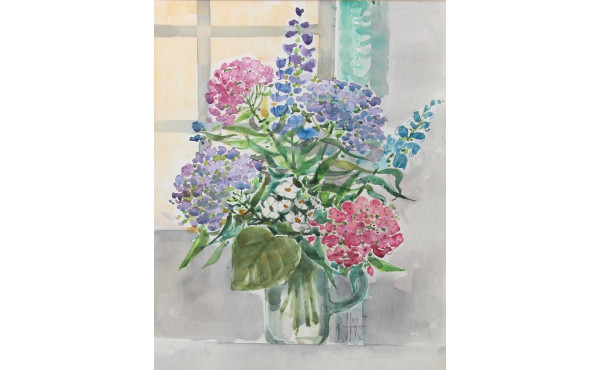 Roger HAROT (1928-2003) "Bouquet d'horte
