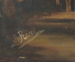 Ecole Bretonne "Breton près de l'âtre",h