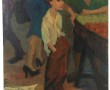G.ANGELI (Xxème) "Petit gavroche", huile