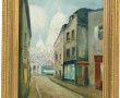 F.THEPAUT (Xxème) "Sacré-Cœur et la rue 