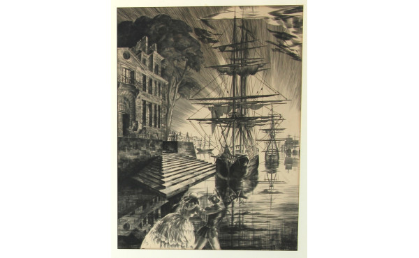 Camille Paul JOSSO (1902-1986) "L'invita