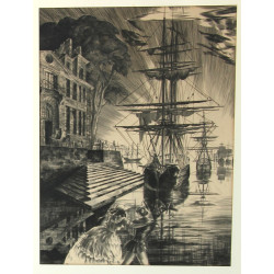Camille Paul JOSSO (1902-1986) "L'invita