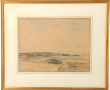Emile COMPARD (1900-1977) "Marine", aqua