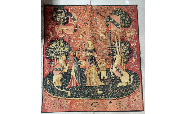 Tenture mécanique LA DAME A LA LICORNE, 