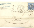 FRANCE - TP 25 ct outre mer bleu pâle n°
