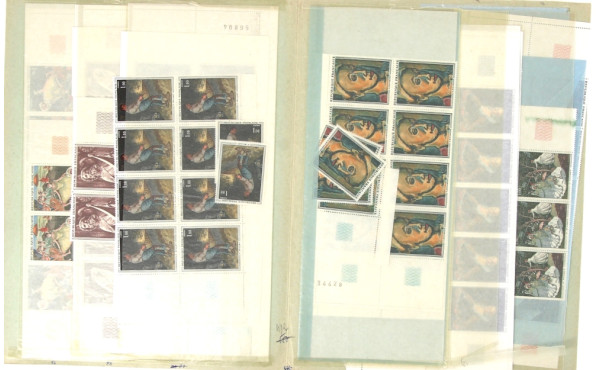 FRANCE Lot de 6 variétés de timbres tab