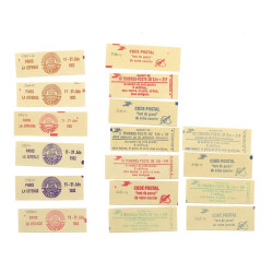 Lot de 17 carnets de timbres: Philexfra