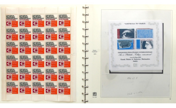 FRANCE 1975-1981 - Classeur SAFE quasi 