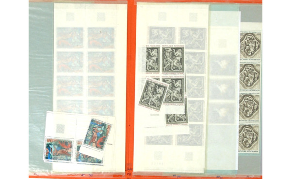 FRANCE Lot de 5 variétés de timbres tab