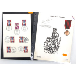 MEDAILLE DE LA RESISTANCE et CENTENAIRE 