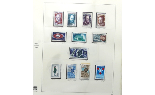 FRANCE 1967-1974 - Classeur SAFE quasi 