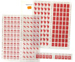 Lot de 2 feuilles de timbres neufs avec 