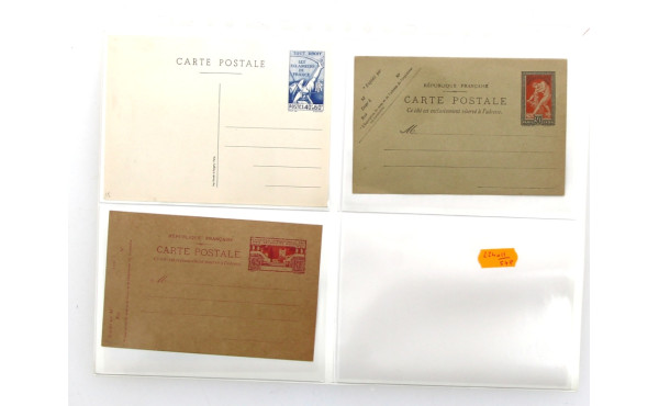 FRANCE ENTIERS POSTAUX - Lot de 7 entie