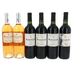 Lot de 6 bouteilles: - 2 B Ch Rimaures