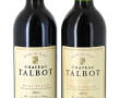 Lot de 2 bouteilles: - 1 B Ch TALBOT 19