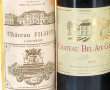 Lot de 4 bouteilles: - 1 B Ch Filhot 19