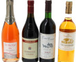 Lot de 4 bouteilles: - 1 B MERLOT 1996 