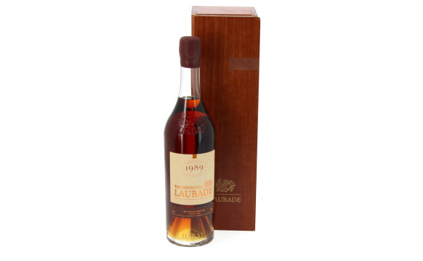 1 B BAS ARMAGNAC Laubade 1989 70 cl, en 