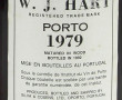 1 B PORTO millésimé 1979 W.J HART, en BO