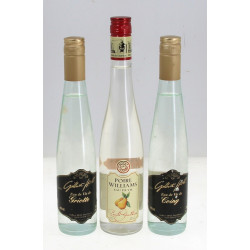 Lot de 3 B d'eau de vie : Poire Williams