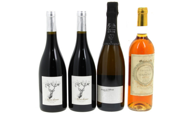Lot de 4 bouteilles: - 2 B rouge IGP Gr