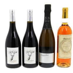 Lot de 4 bouteilles: - 2 B rouge IGP Gr